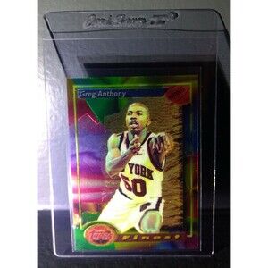 1993-94 Topps Finest Greg Anthony #66 Basketball Card